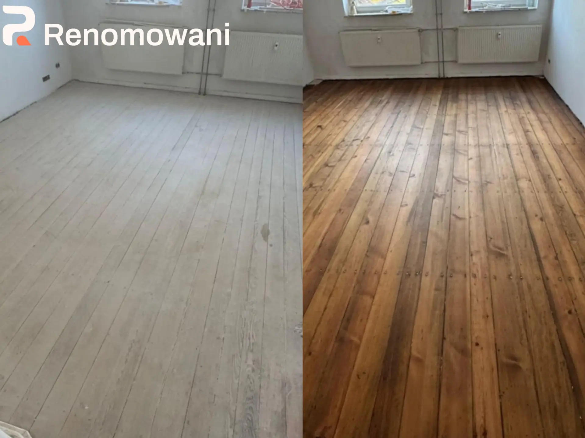 Cyklinowanie, olejowanie podłogi sosnowej Bydgoszcz – Renowacja drewna