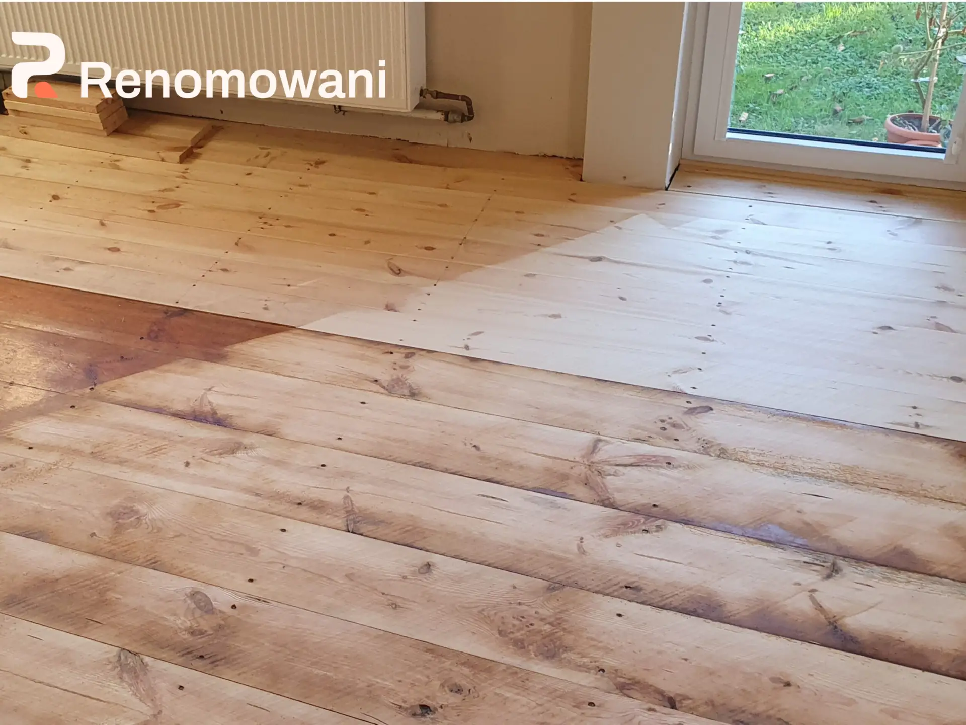 Renowacja i wymiana desek podłogowych z litego drewna